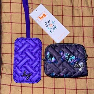NWT Luglife luggage 🏷️ tag & mini choo-choo!💜